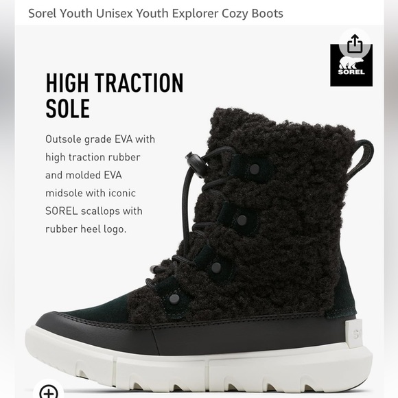 Sorel Explorer Faux Shearling
Waterproof Boot size 7 like new - Picture 15 of 16